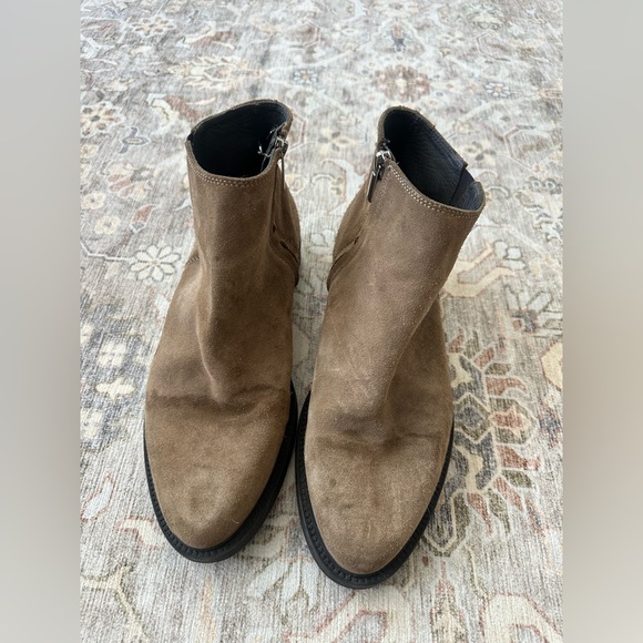 Zara Brown Suede Chukka Boots - Picture 3 of 5